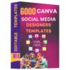 6000 Canva Social Media Designers Templates Bundle - Image 2